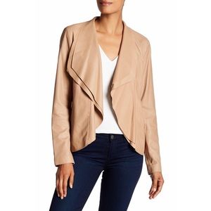 SOIA & KYO Byanca Double Lapel Leather Jacket